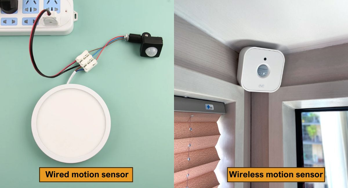 How To Turn On Lamp Without Switch - 16 Ways 16 Wired vs wireless motion sensor